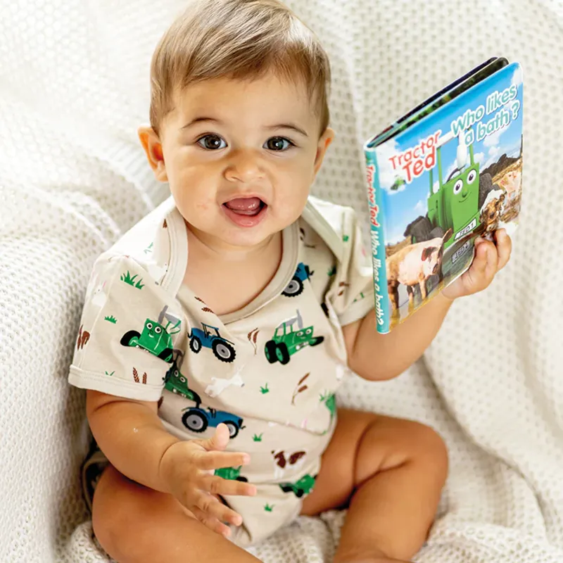 Tractor Ted Baby Vest-2